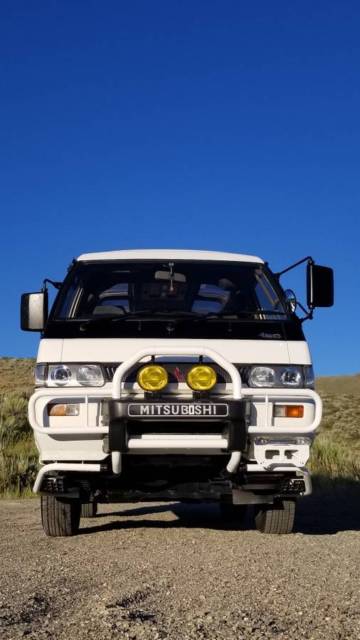 delica super exceed|skylights| 4x4 |turbo diesel|camper van vin: p35w 0114680