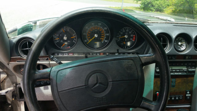 1989 mercades benz 560 sl roadster