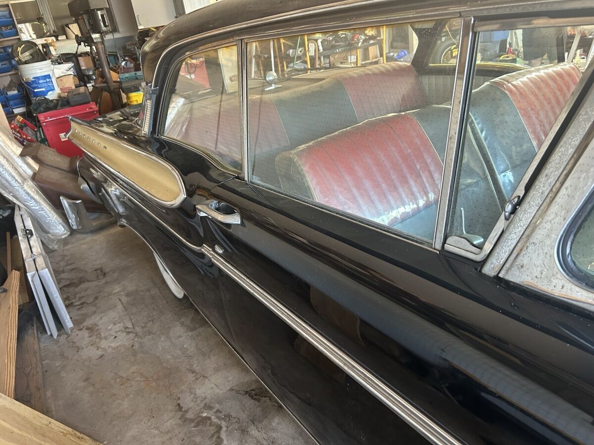 1957 mercury montclair coupe black red,black,white