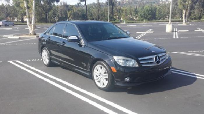 obo 2008 mercedes benz c300 sport - black on black - immaculate condition in tustin, ca
