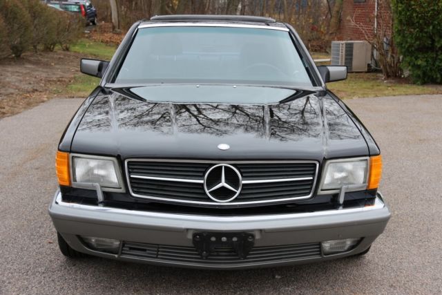 88 mercedes benz coupe 2 door 5.6l v8 used automatic low miles no reserve