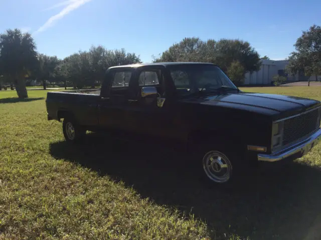 1987 chevrolet crew cab truck, 2500 2wd 4 door