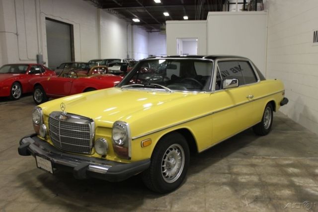 1975 mercedes benz 280c sunroof coupe no reserve!