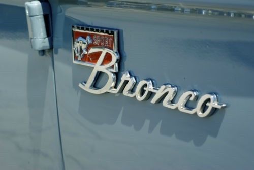 1969 ford bronco sport frame off restroration matching 302 built no reserve