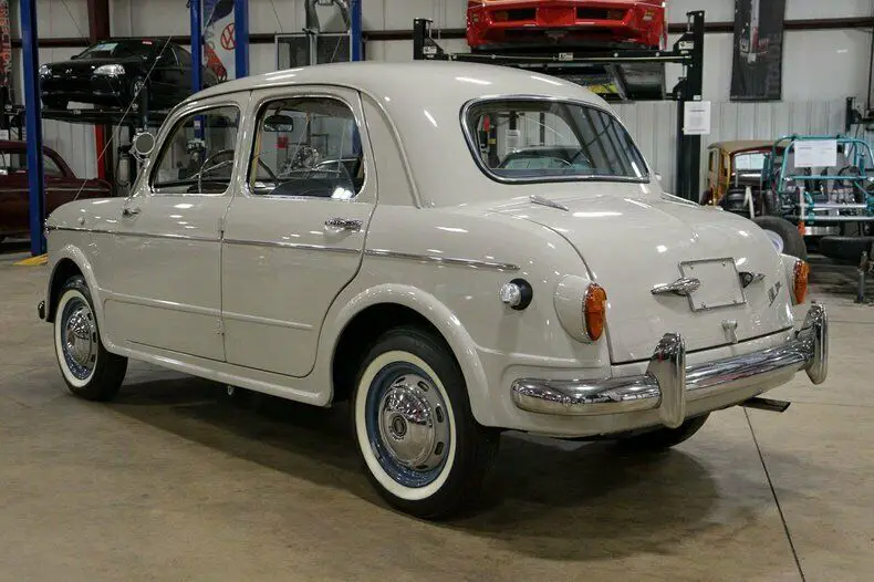 1957 fiat 1100 34675 miles beige sedan inline-4 manual