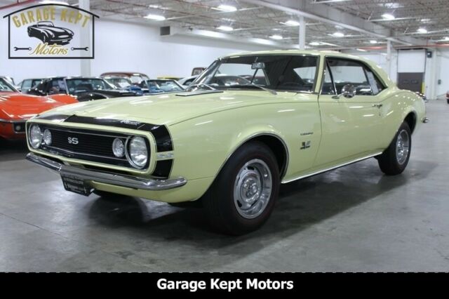 1967 chevrolet camaro ss 396 butternut yellow coupe 396 v8 2500 miles