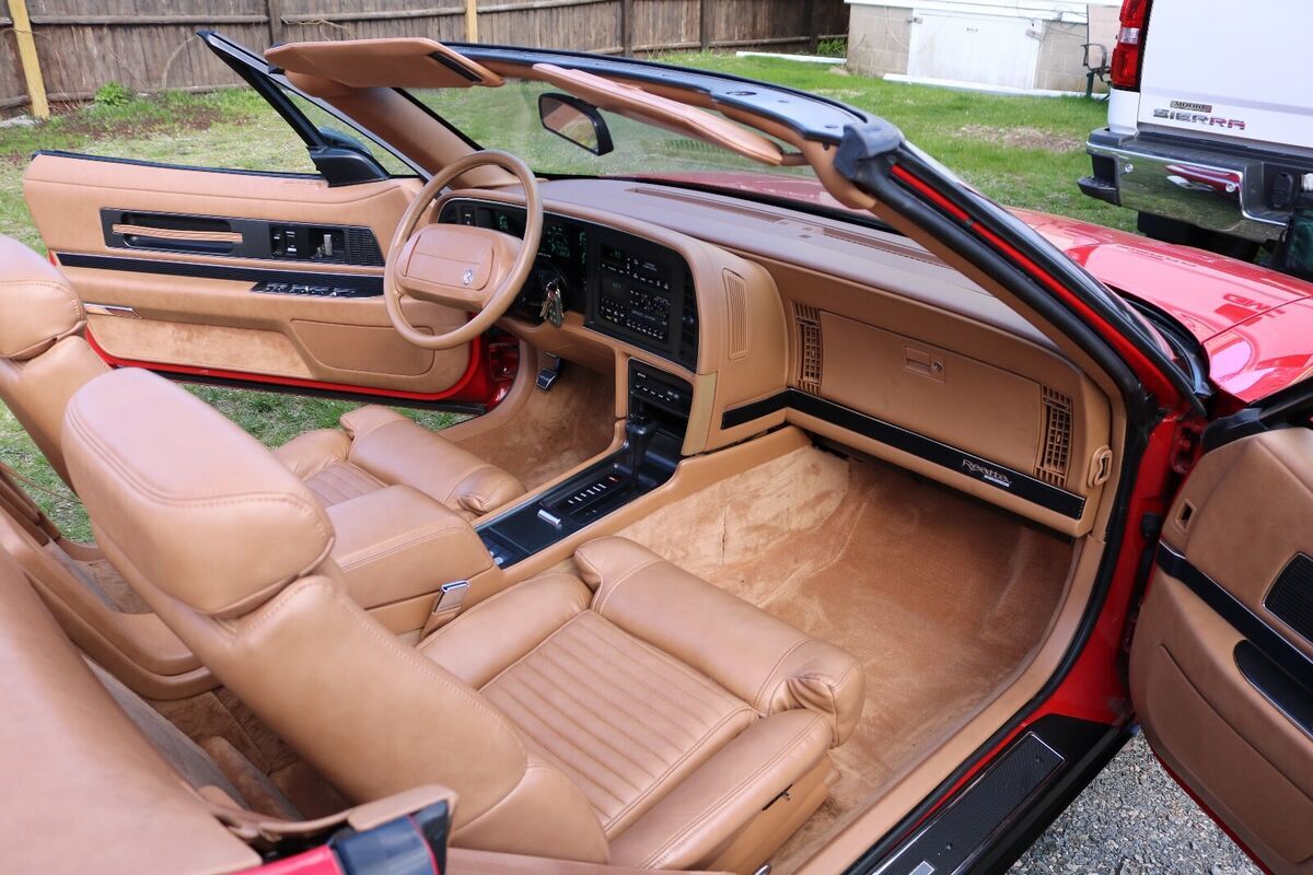 1990 buick reatta convertible 2-door 3.8l - one owner, summer car, low mileage!