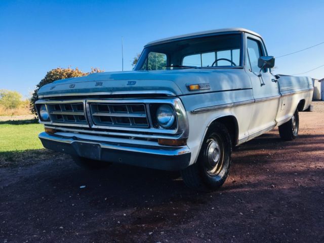 1971 ford f-100 sport custom pickup classic truck