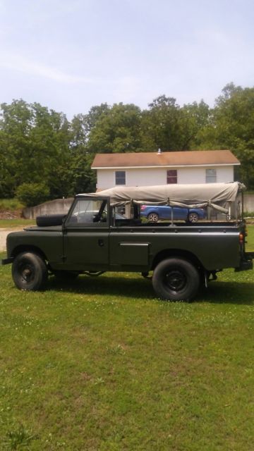 1965 land rover militarty ffr type 9 defender