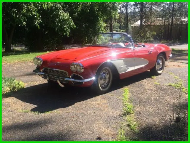 1961 chevrolet corvette, ram jet 350 v8, tremick 56 6-spd trans, 1783 miles