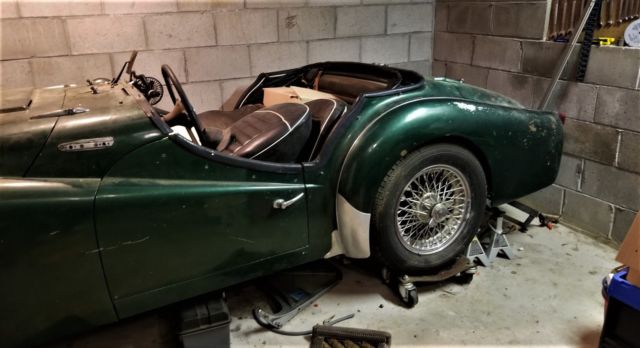 1958 tr3 is soild car includes cover,extra parts and tools included