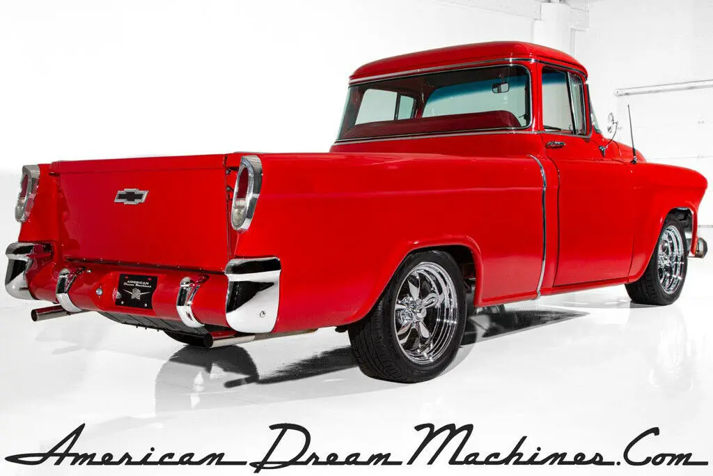 1956 chevrolet pickup cameo big window 350, ac automatic