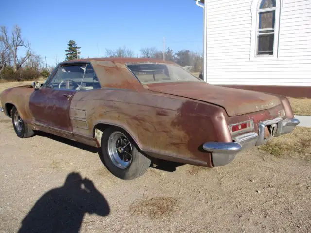 1963 buick riviera 401 nail head v8 very solid project car original rally wheels