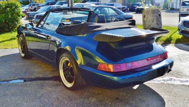 carrera 911/964 cabriolet low miles clean title and history