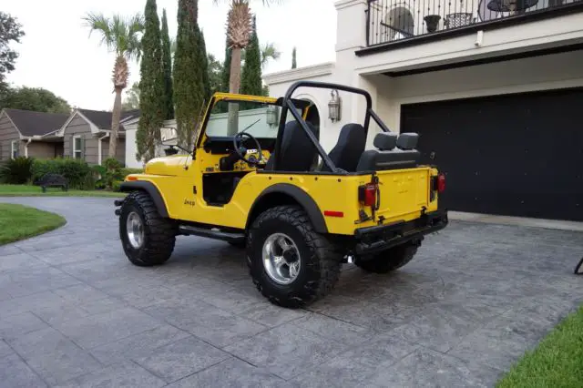 1976 jeep cj5, 4x4, restored, 304 v8 engine, 3 speed manual, 33" nitto tires
