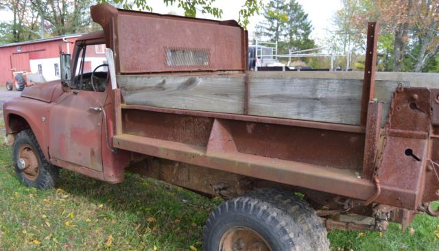 1967 internalional 1300, rare, v-8 1 ton all wheel drive dump truck, rat rod