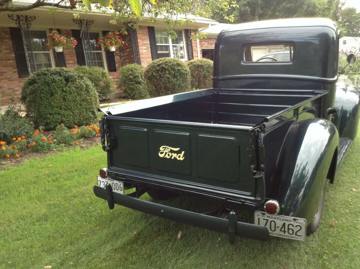 restored 1942 1/2 ton ford pickup