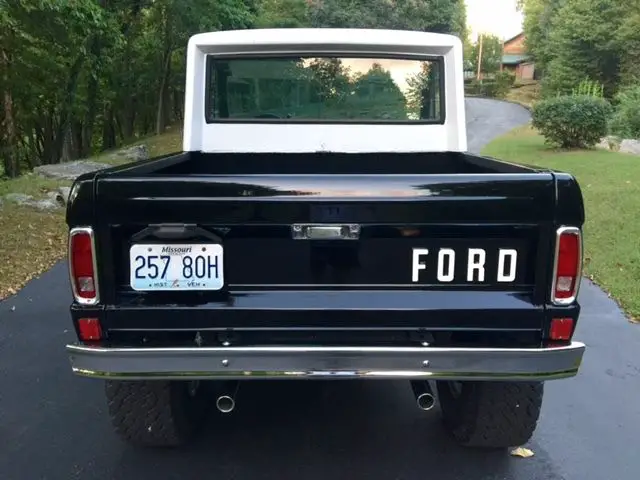 1975 ford bronco half cab