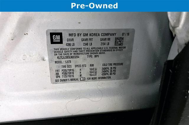 2020 chevrolet trax lt