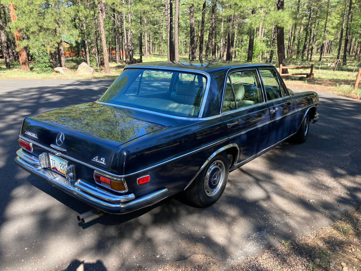 1972 mercedes-benz 280 sel 4.5 sedan midnight blue