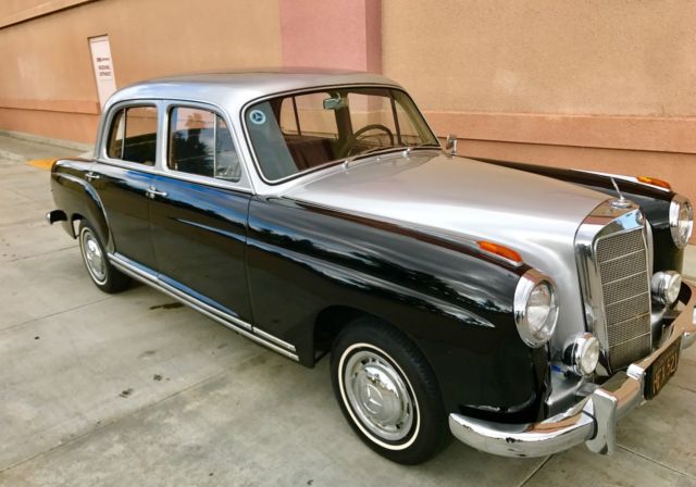 1956 mercedes benz ponton 220, two tone paint, turn key ,runs excellent