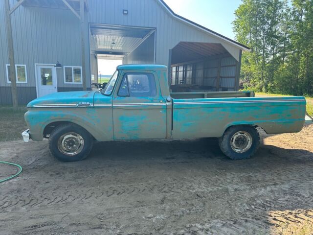 1964 ford f100 pickup green