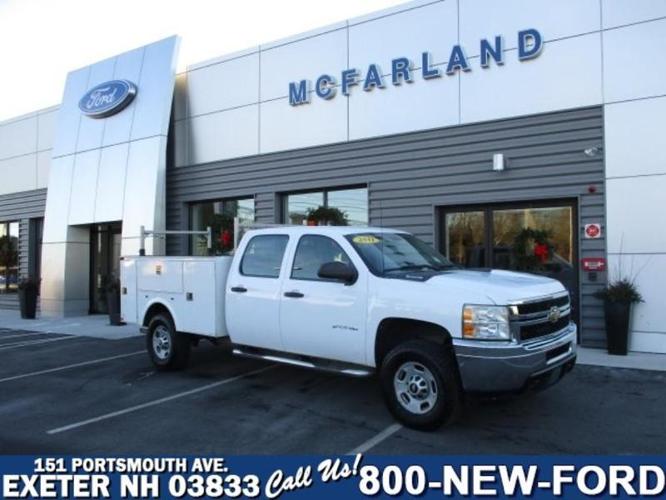 2011 chevrolet silverado 2500hd work truck 4x4 work truck 4dr crew cab lb for sale in brentwood, new hampshire