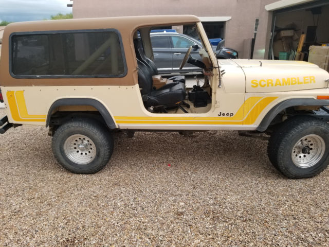 1982 jeep scrambler cj8 - rust free and laser straight body!