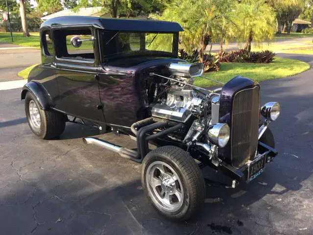 1931 ford model a 5 window coupe (all steel) high boy