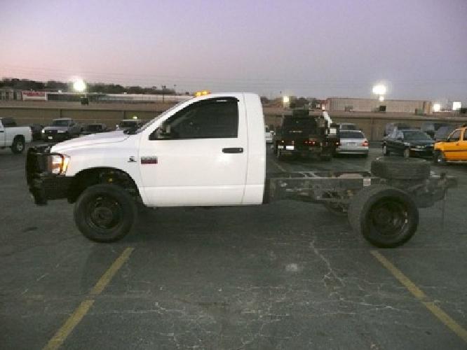 obo 2007 dodge 3500 reg cab 4x4 6.7 cummins 6 speed cab & chassis 60" c to a in farmers branch, tx