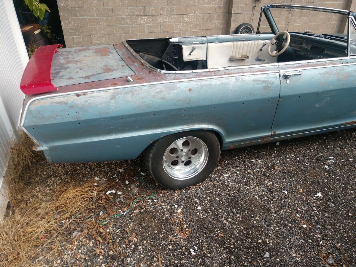 1963 chevrolet nova white rwd automatic convertible ss
