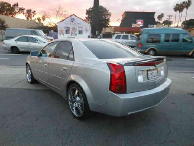 2006 cadillac cts chrome wheels, black leather, xenon headlights, moon roof in north hollywood, ca