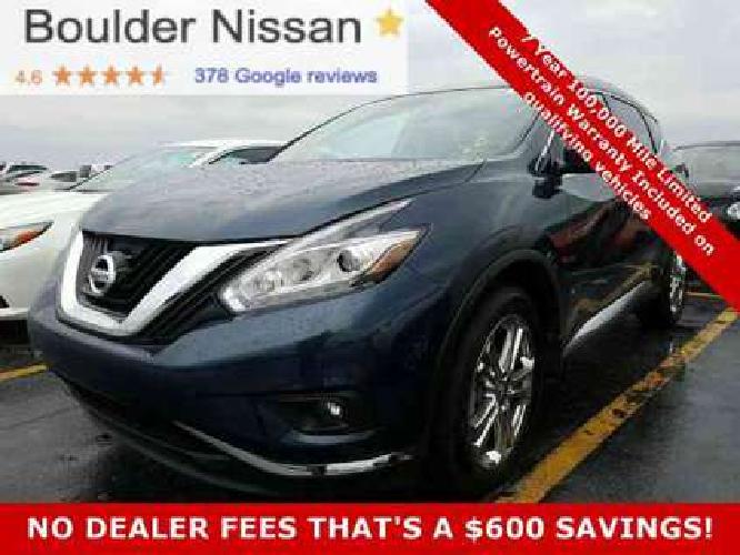 2017 nissan murano platinum in boulder, co