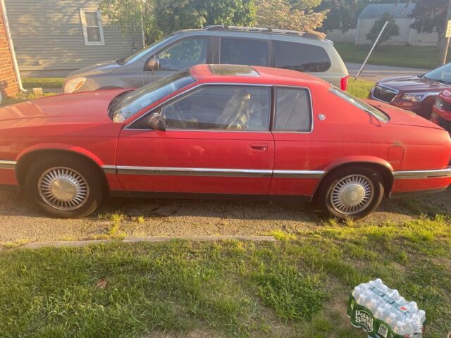 1992 cadillac eldorado coupe red fwd automatic
