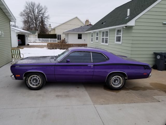 1971 plymouth duster 340 wedge 4 speed manual transmission