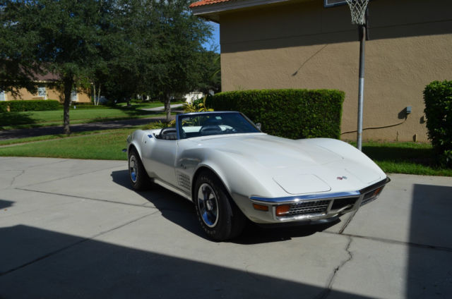 1972 corvette stingray convertible- numbers matching