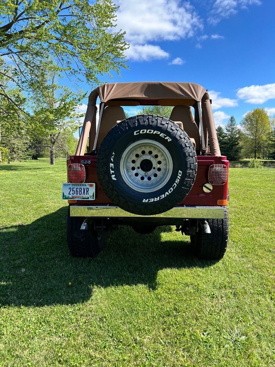 1976 jeep cj red renegade