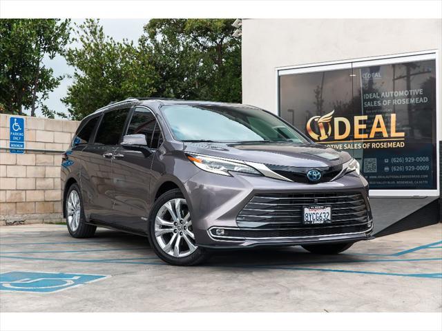 2021 toyota sienna platinum 7 passenger