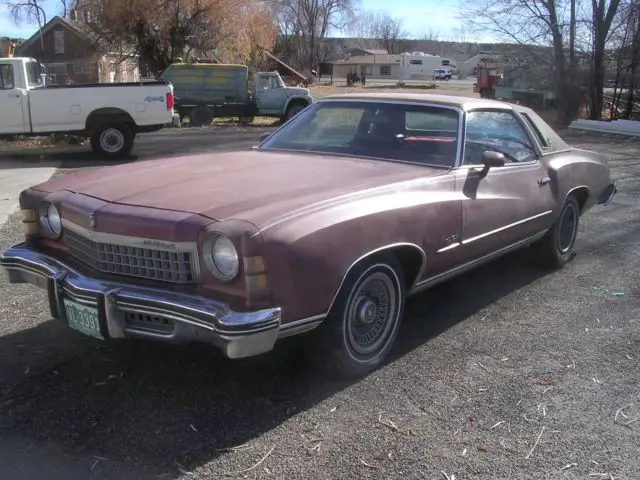 1974 chevrolet monte carlo landau ls4 454 big block survivor barn find!!
