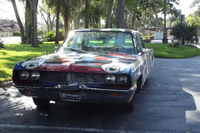 1968 chrysler newport limo psychedelic woodstock inspired hand painted