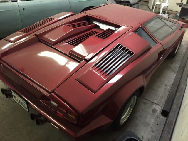 1986 lamobirgini kit car fiero runs manual transmission
