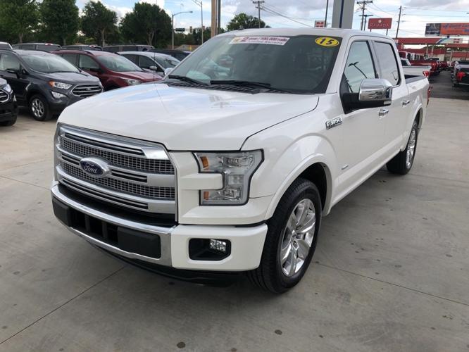 used 2015 ford f150 supercrew platinum enid, ok 73703 for sale in enid, oklahoma
