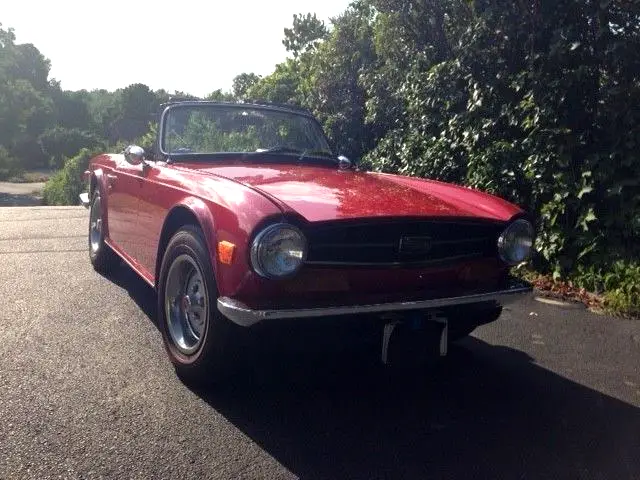 beautiful, rust-free 1973 triumph tr-6 roadster