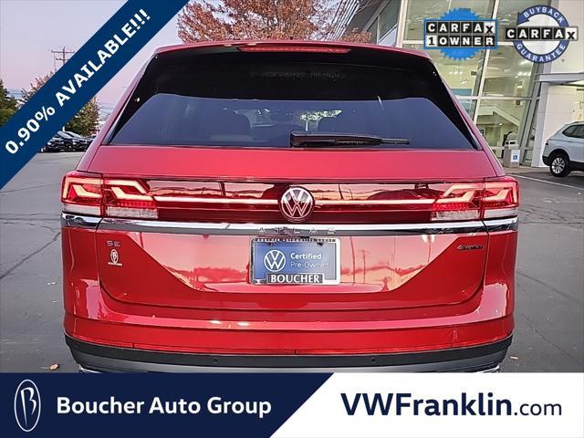 2024 volkswagen atlas 2.0t se w/technology 4motion