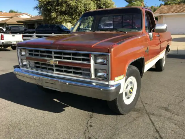 1986 chevrolet c20 silverado 2500 3/4 ton pickup truck big block chevy 454