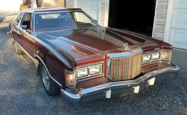 1979 mercury cougar xr7 maroon 351 v8 1 owner low mileage
