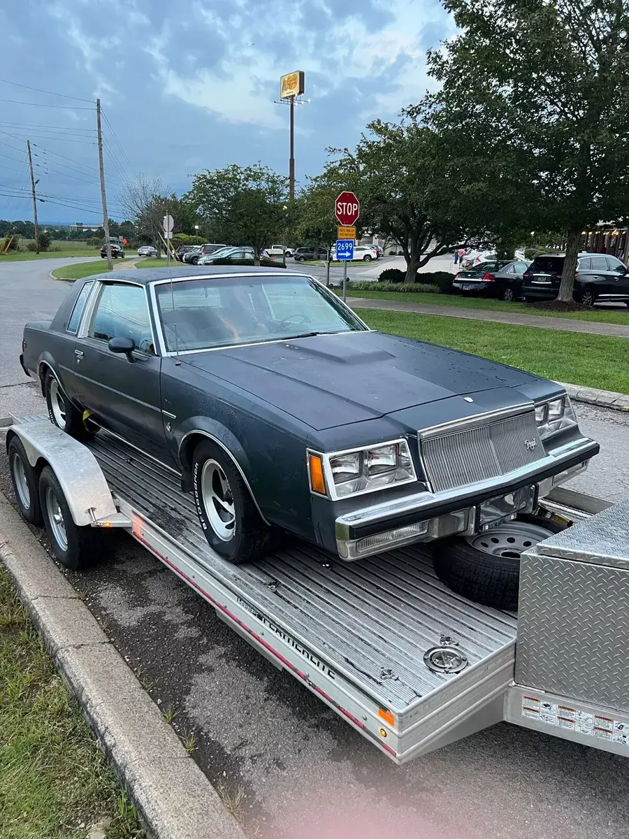 1983 buick regal coupe blue t-type