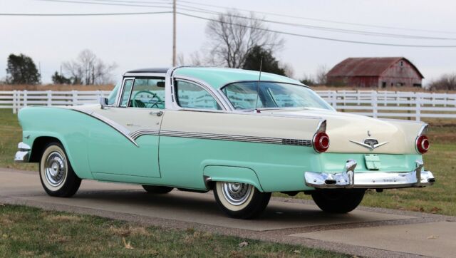 1956 ford crown victoria - stellar green with gorgeous bright accents!