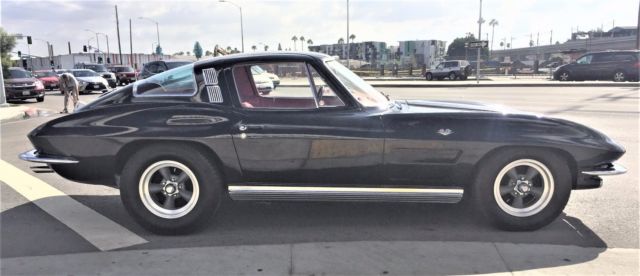 rare tuxedo black #'s matching 300hp 327 ac no rust az car