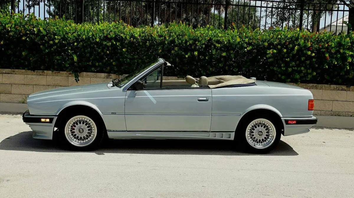 1986 maserati biturbo convertible spyder rare car to find runs and looks great